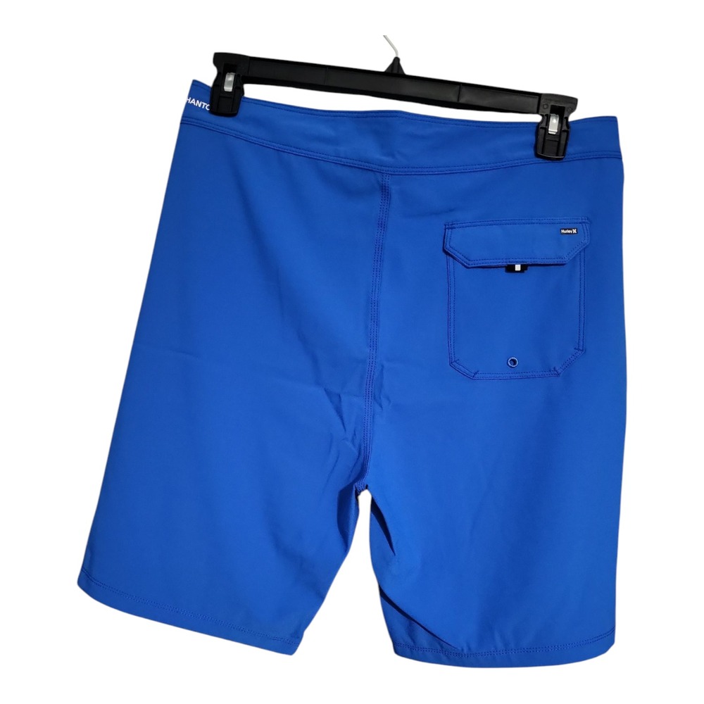Hurley Men's One and Only Phantom Solid 20" Board Shorts – Signal Blue – Size 33 - Picture 6 of 16